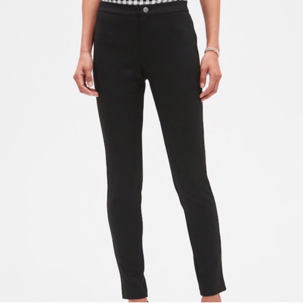 Banana Republic Ponte High-Rise Skinny Pant – Black (Size 14)